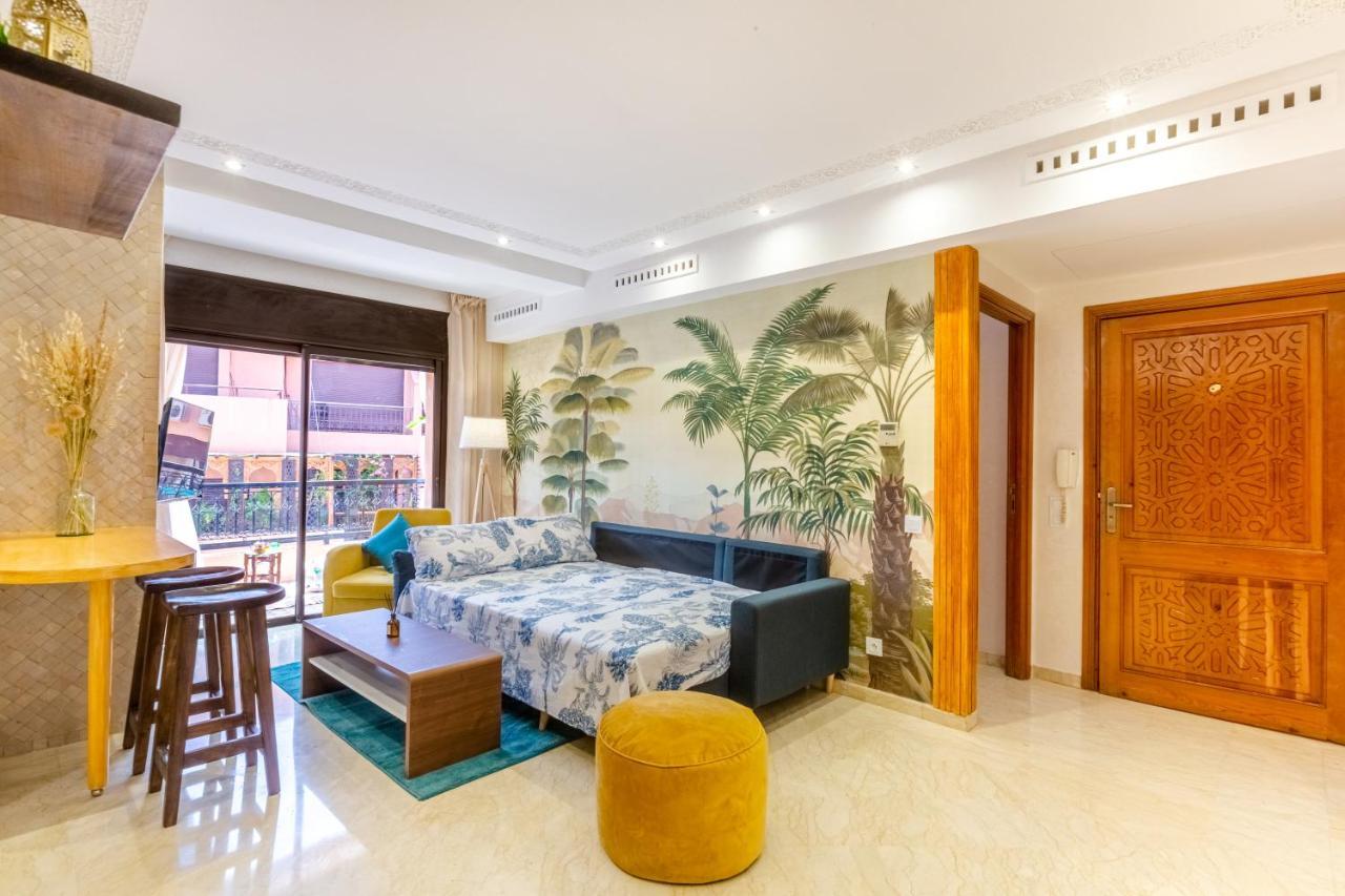 Le Palmier - Appartement Authentique A Gueliz 마라케시 외부 사진